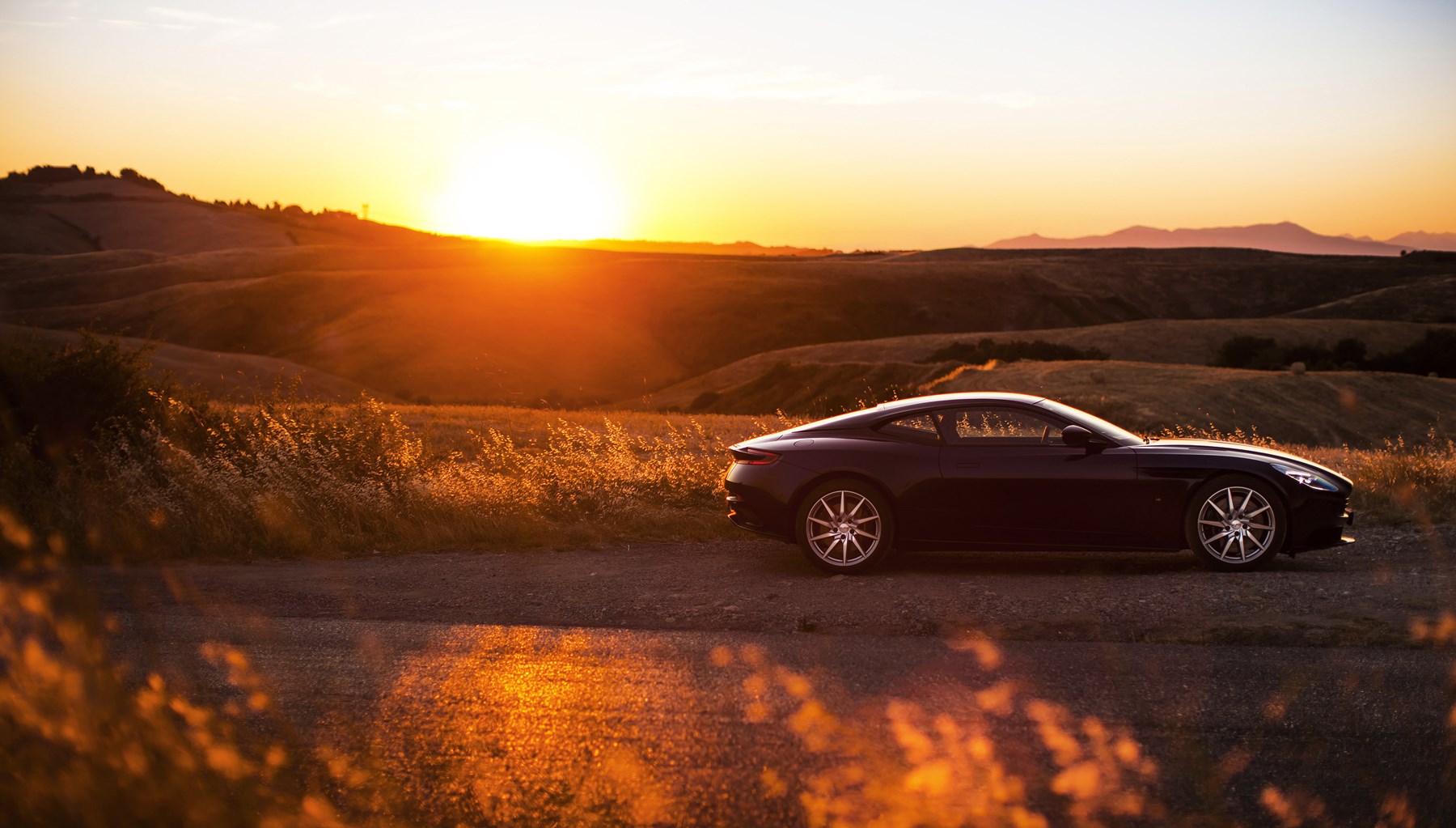 Aston Martin DB11 Launch.  Siena, Italy.   July 2016. Photo: Drew Gibson