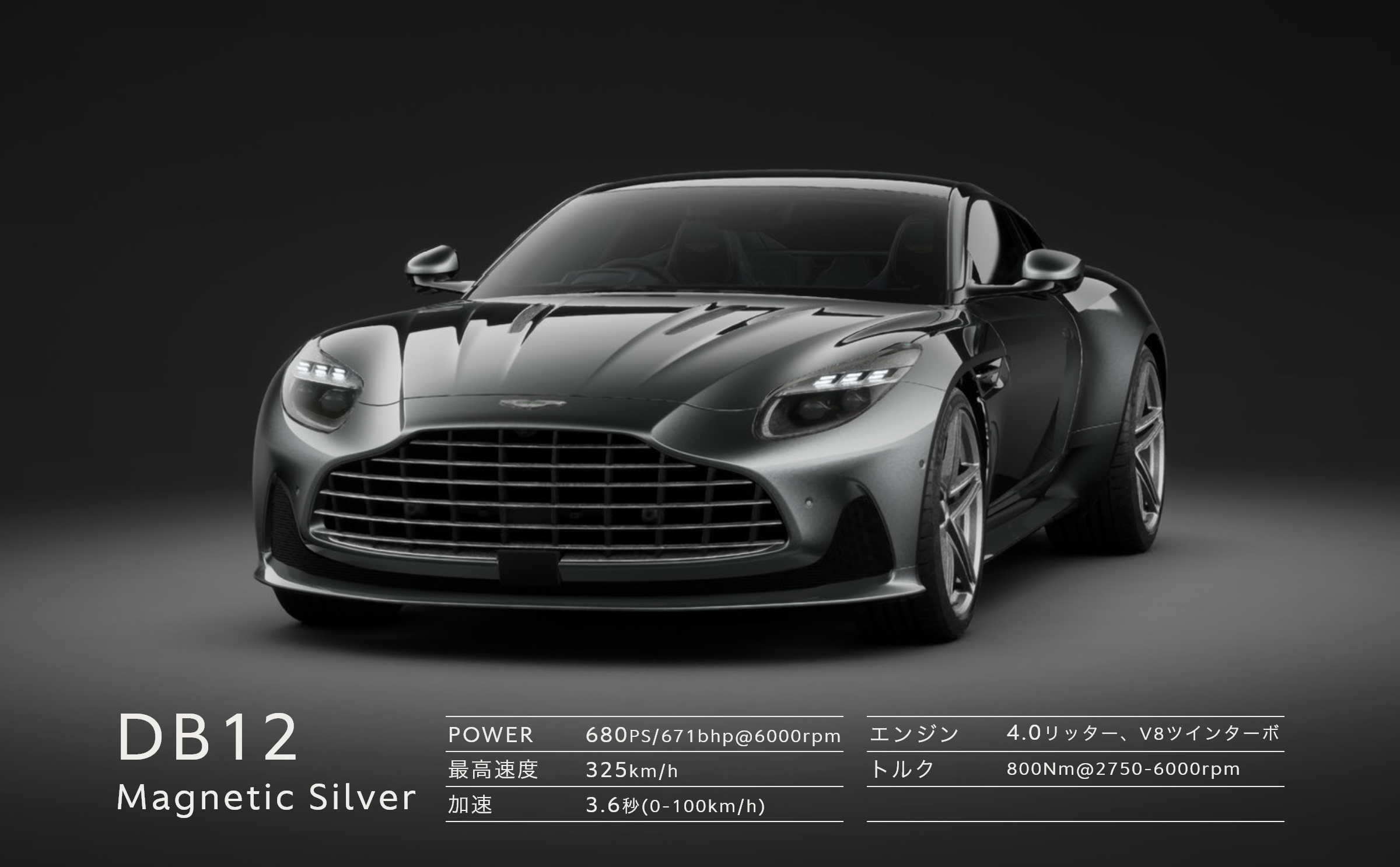 DB12 Magnetic Silver