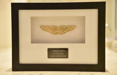 ASTON MARTIN Japan Dealer of the year